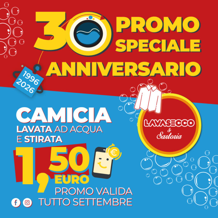Lavasecco 1 Ora - Promo settembre